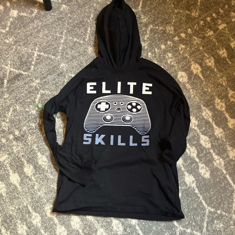 Elite Skills Black Gaming Hoodie